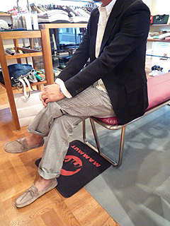 Scye�e�[���[�h2B�W���P�b�g
Dico�u���[�h�V���c
Harriss�璹���p���c
POSITANO�h���C�r���O�V���[�Y