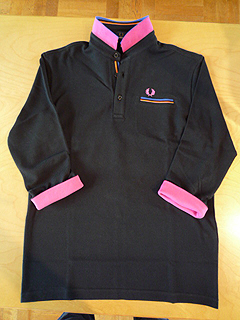 FRED PERRY
�N���b�v�h�J���[7�����|���i�u���b�N�j