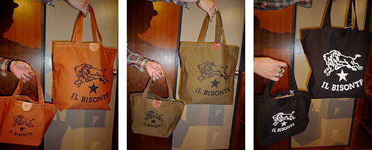 IL BISONTE
�L�����o�X�g�[�g�o�b�O�i3�F�j