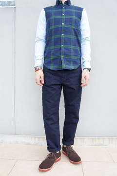 Blue Work�i�؂�ւ��V���c�jSTILL BY HAND�i�W�[���Y�jWALK OVER�i�X�E�F�[�h�V���[�Y�j